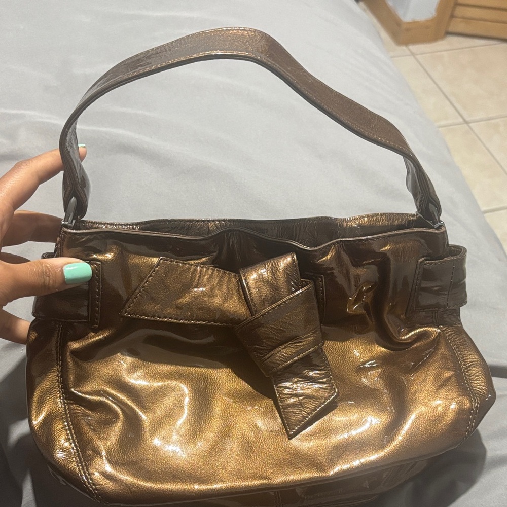 Kooba Metallic Bronze Shoulder Bag